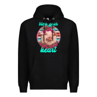 Black bless your heart pig Premium Hoodie - RanaPortraitStore