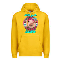 Lemon bless your heart pig Premium Hoodie - RanaPortraitStore