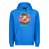 True Royal bless your heart pig Premium Hoodie - RanaPortraitStore
