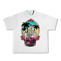 Summer Skeleton Cocktail Urban Heavy Tee | Teevron