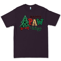Plum happy pawlidays christmas pets Premium Tee - MaliasSmallBusiness