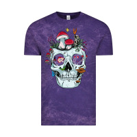 Cloud Purple halloween skull collector mushrooms flowers and butterflies sweatshirt Vintage Tee - trangStudio