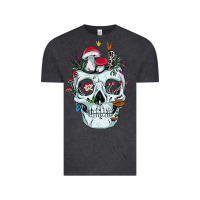 Halloween Skull Collector Mushrooms Flowers And Butterflies Sweatshirt Vintage Tee | Teevron