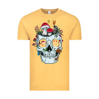 Vintage Mustard halloween skull collector mushrooms flowers and butterflies sweatshirt Vintage Tee - trangStudio