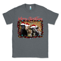 Charcoal Heather Merry Christmas Cows Classic Tee - Bettercallsaul