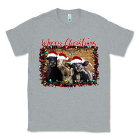 Heather Grey Merry Christmas Cows Classic Tee - Bettercallsaul