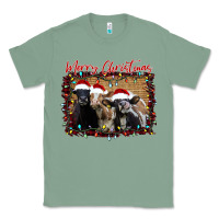 Sage Merry Christmas Cows Classic Tee - Bettercallsaul