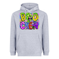 Heather Grey boo crew Heavyweight Hoodie - CowhideDigitalArt
