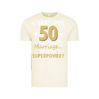 Vintage Arctic 50 years of marriage superpower 50th wedding anniversary Vintage Tee - trangStudio