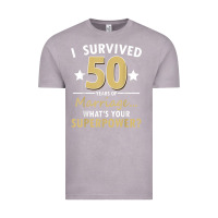 Vintage Zinc 50 years of marriage superpower 50th wedding anniversary Vintage Tee - trangStudio