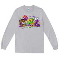 Moon Dust Mardi Gras CNA Nurse Long Sleeve Tee - HowdyJamesFarm