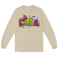 Mushroom Mardi Gras CNA Nurse Long Sleeve Tee - HowdyJamesFarm