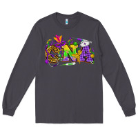 Smoke Mardi Gras CNA Nurse Long Sleeve Tee - HowdyJamesFarm