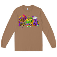 Toasted Coconut Mardi Gras CNA Nurse Long Sleeve Tee - HowdyJamesFarm