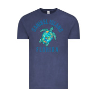 Vintage Denim sanibel island beach design  sea turtle illustration gift pullover hoo Vintage Tee - trangStudio