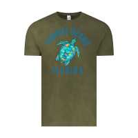 Vintage Olive sanibel island beach design  sea turtle illustration gift pullover hoo Vintage Tee - trangStudio