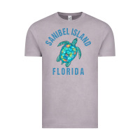 Vintage Zinc sanibel island beach design  sea turtle illustration gift pullover hoo Vintage Tee - trangStudio