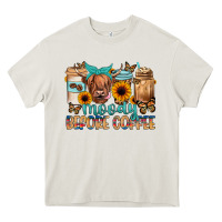 Cream moody before coffee Heavy Core Tee - JahusDesignShop