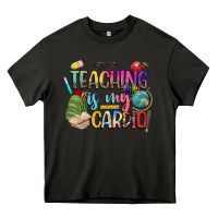 Asphalt teaching is my cardio Heavy Core Tee - NancyCooperArtShop