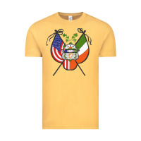 Vintage Mustard Ancient Order of Hibernians Premium Vintage Tee - trangStudio