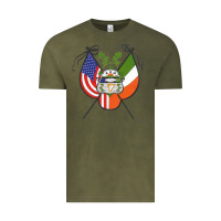 Vintage Olive Ancient Order of Hibernians Premium Vintage Tee - trangStudio