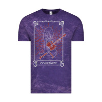 Cloud Purple adventure time halloween marceline tarot card Vintage Tee - trangStudio