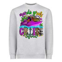 Heather Grey mardi gras cruise squad Heavyweight Sweatshirt - OliviaCreatesArt