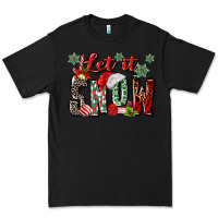 Black let it snow Premium Tee - MaliasSmallBusiness