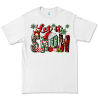 White let it snow Premium Tee - MaliasSmallBusiness