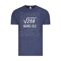 Vintage Denim 17 year old gift boys girls funny 17th birthday gifts math Vintage Tee - trangStudio