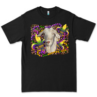 Black mardi gras goat fleur de lis Premium Tee - RanaPortraitStore