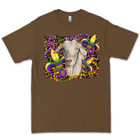 Cacao mardi gras goat fleur de lis Premium Tee - RanaPortraitStore