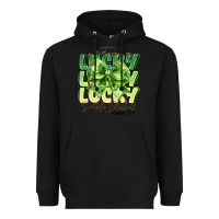 Black Not Lucky Simply Blessed Heavyweight Hoodie - CowhideDigitalArt