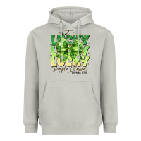 Moon Dust Not Lucky Simply Blessed Heavyweight Hoodie - CowhideDigitalArt