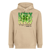 Mushroom Not Lucky Simply Blessed Heavyweight Hoodie - CowhideDigitalArt