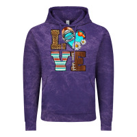Cloud Purple American Football love and helmet Vintage Hoodie - NancyCooperArtShop