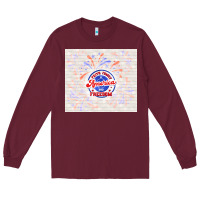 Burgundy America and freedom Long Sleeve Tee - TumblerDesignByShophia