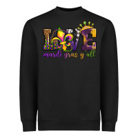 Black love. ardi gras y'all Heavyweight Sweatshirt - OliviaCreatesArt