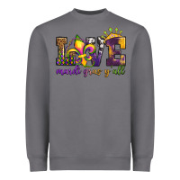 Storm love. ardi gras y'all Heavyweight Sweatshirt - OliviaCreatesArt