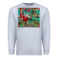 Heather Grey Just A Girl Who Loves Christmas Premium Sweatshirt - CowhideDigitalArt