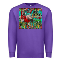 Purple Just A Girl Who Loves Christmas Premium Sweatshirt - CowhideDigitalArt