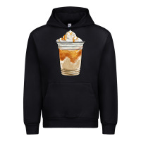 Black iced caramel frappuccino coffee Urban Hoodie - BarkalooDesign