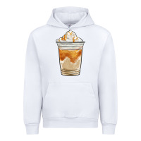 White iced caramel frappuccino coffee Urban Hoodie - BarkalooDesign
