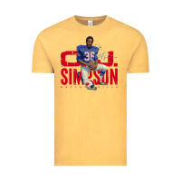 Vintage Mustard O.J. Simpson Vintage Tee - trangStudio