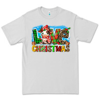 Dove Grey love christmas cow Premium Tee - MaliasSmallBusiness
