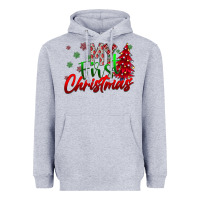 Heather Grey my first Christmas Heavyweight Hoodie - CowhideDigitalArt