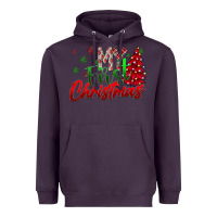 Plum my first Christmas Heavyweight Hoodie - CowhideDigitalArt