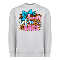 Heather Grey bows before bros olivia Heavyweight Sweatshirt - OliviaCreatesArt