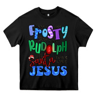 Black dance like frosty shine like rudolph Heavy Core Tee - MaliasSmallBusiness