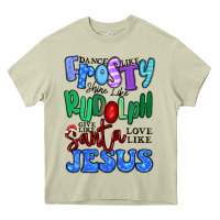 Mossy dance like frosty shine like rudolph Heavy Core Tee - MaliasSmallBusiness